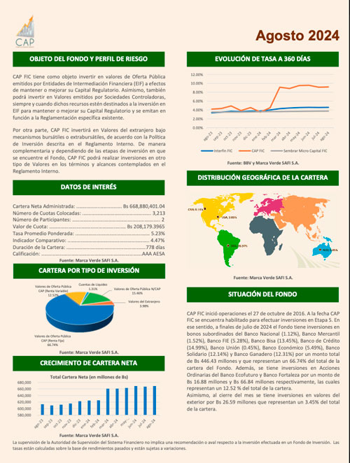 Informe CAP FIC 8